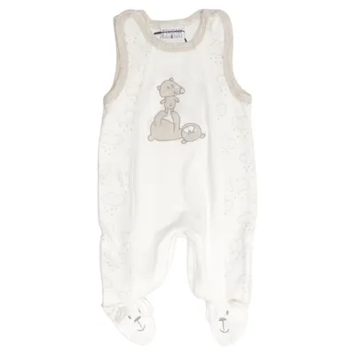 Rompers (White, Gray) from Fixoni Cotton