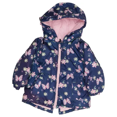 Winterjas (Blauw, Roze, Meerkleurig) van Okay Katoen, Polyester