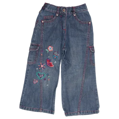 Jeans (Blue, Multicolored) from Butterfly by Matthew Williamson Cotton