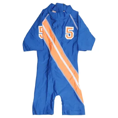 Baddräkt (Blå, Orange, Vit) från Zunblock Elastan, Polyamid