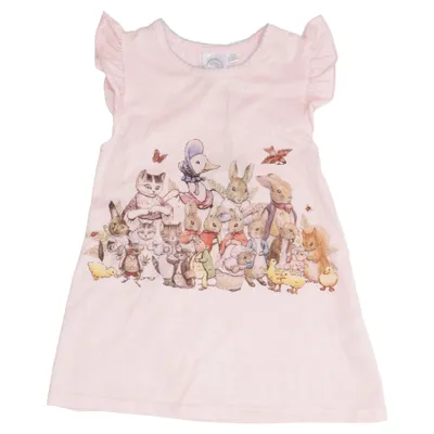 Kjole (Pink, Flerfarvet) fra Peter Rabbit Polyester