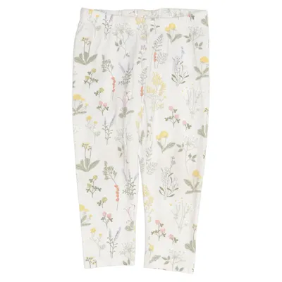 Leggings (Vit, Flerfärgad) från Lindex Bomull, Elastan