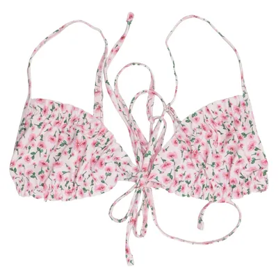 Haut de bikini (Blanc, Rose, Vert) de Zaful Élasthane, Polyester