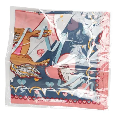 Zakdoek (Blauw, Meerkleurig) Zijde