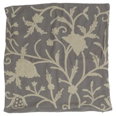 Kuddfodral (Grå, Beige) från Oscar & Clothilde Bomull, Ull