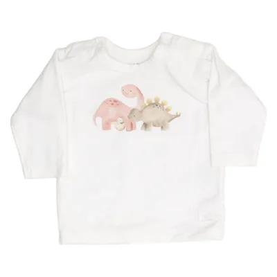 T-shirt à manches longues (Blanc, Multicolore) de Hust and Claire Coton, Élasthane
