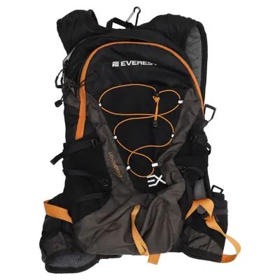 Campingryggsäck (Svart, Grå, Orange) från Everest