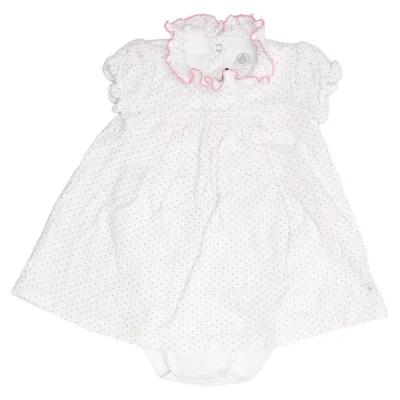 Jurk (Wit, Roze) van Petit Bateau