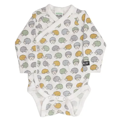Body (White, Multicolored) from Villervalla Elastane, Organic cotton