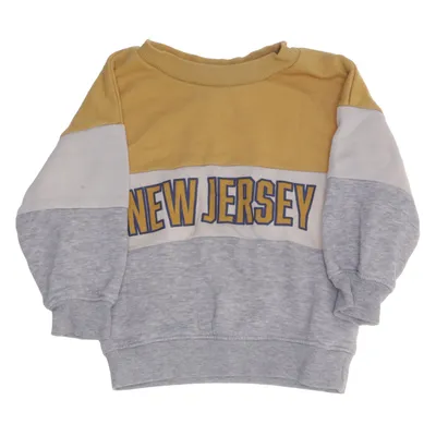 Collegetröja (Gul, Flerfärgad) från H&M Bomull, Polyester, Viskos