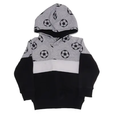 Huvtröja (Svart, Flerfärgad) från H&M Kids Bomull, Polyester, Elastan