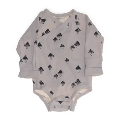 Body (Beige, Svart) från Lindex Newborn Bomull, Elastan