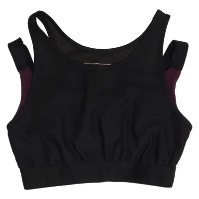 Sports bra (Black, Purple) from KCA-Lab Elastane, Polyamide
