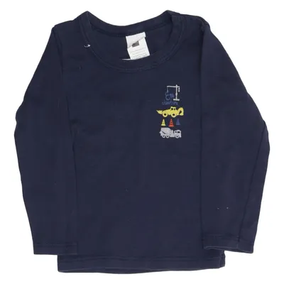 Lange mouwen shirt (Blauw) van Tissaia Katoen