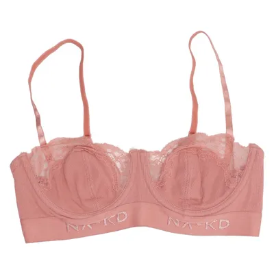 Bra (Pink) from Hunkemöller x NA-KD Cotton, Elastane
