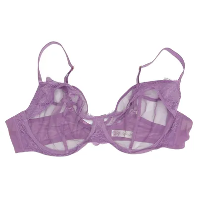 Bra (Purple) from Wolf & Whistle Elastane, Polyamide, Polyester
