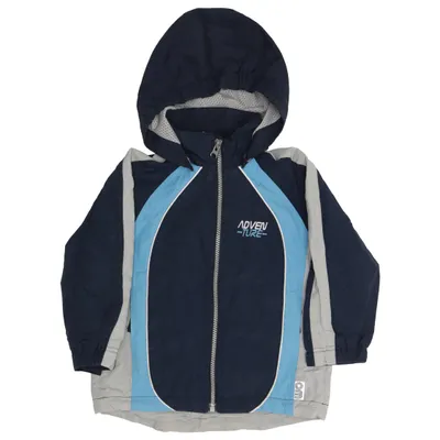 Outdoor jacket (Blue, Gray) from Boys Planet by Lindex Polyamide, Polyester