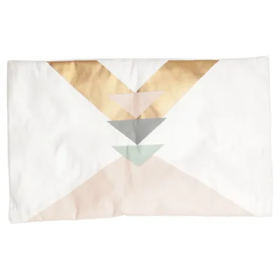Cushion cover (White, Pink, Gold) from Maisons du Monde Polyester