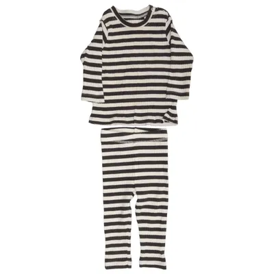 Pyjamas (Svart, Vit) från Tinyzone Bomull, Elastan