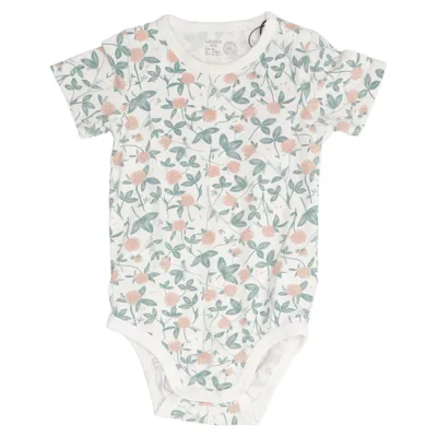 Body (Vit, Flerfärgad) från Lindex Baby Bomull, Elastan