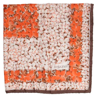 Mouchoir (Orange, Blanc, Marron)