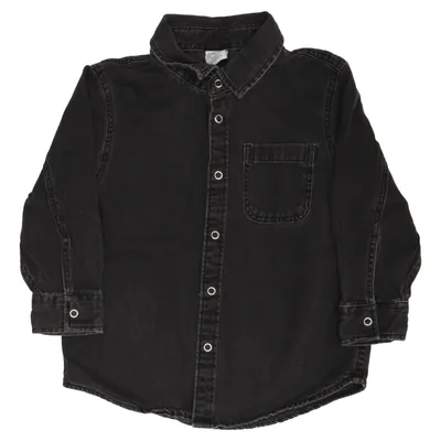 Jeansskjorta (Grå) från Lindex Kids Bomull