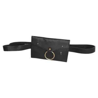 Waist bag (Black) Leather
