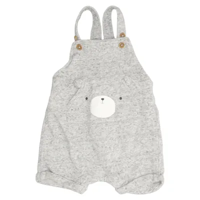 Hängselshorts (Grå) från H&M Bomull, Polyester
