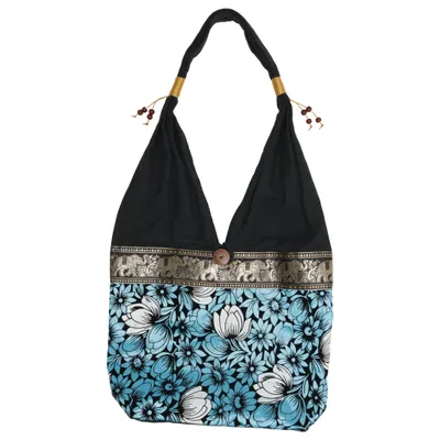 Sac à bandoulière (Noir, Bleu, Blanc)