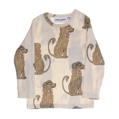 Långärmad t-shirt (Beige, Brun, Flerfärgad) från Mini Rodini Ekologisk bomull