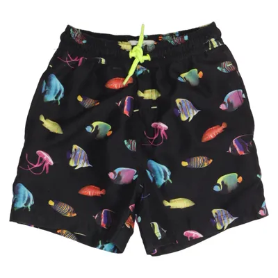Badshorts (Svart, Flerfärgad) från Next Polyester