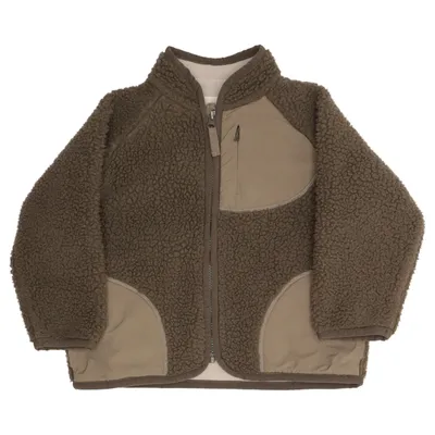 Fleecejakke (Beige) fra Konges Sløjd Polyamid, Polyester
