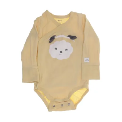 Body (Gul) från Lindex Baby Bomull, Elastan