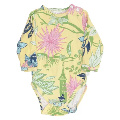Body (Gul, Flerfärgad) från Moomin by Martinex Elastan, Ekologisk bomull