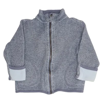 Fleece jacket (Blue) from Hessnatur Cotton