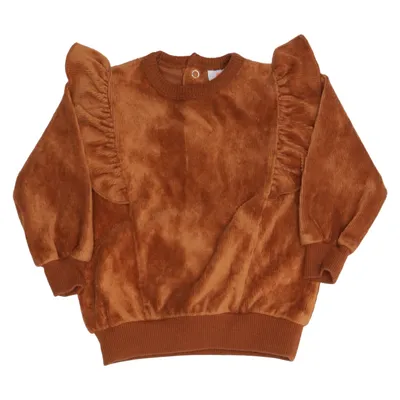 Sweatshirt (Marron) de Hema Coton, Élasthane, Polyester