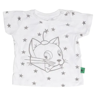T-shirt (Weiß, Grau) von Pettson och Findus Baumwolle