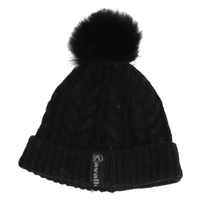 Bonnet à pompon (Noir) de Cavallo Acrylique, Polyester