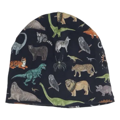 Beanie (Zwart, Meerkleurig) van Kelzuki x H&M Katoen, Elastaan, Polyester
