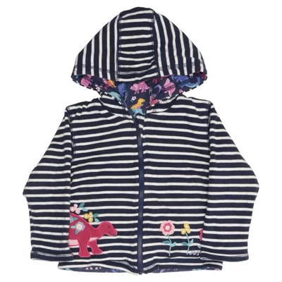 Reversible jacket (Blue, White, Multicolored) from Jojo Maman Bébé Cotton