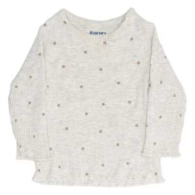 Long sleeve T-shirt (Gray, Brown) from Rikiki Cotton, Viscose