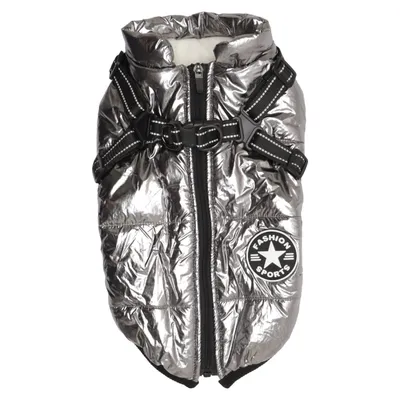 Manteau pour chien (Argent) de V.Pet.B.R Polyester