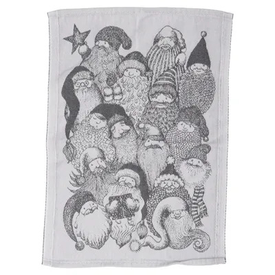 Kökshandduk (Grå, Vit, Svart) från Ekelund Bomull