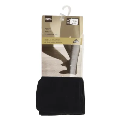 Nylon panty (Zwart) van Hema