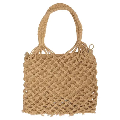 Strandväska (Beige) från Primark Bomull, Polyester, Viskos