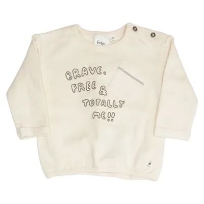 Sweatshirt (Beige) from Feetje Organic cotton
