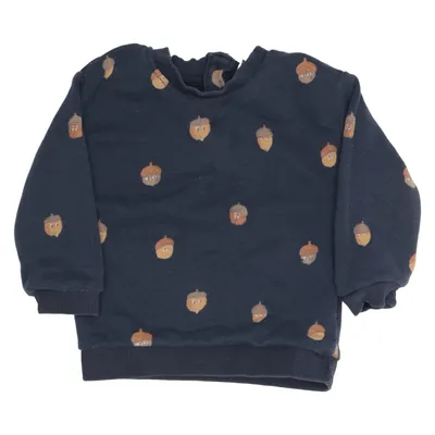 Sweatshirt (Blue, Multicolored) from Rikiki Cotton, Polyester