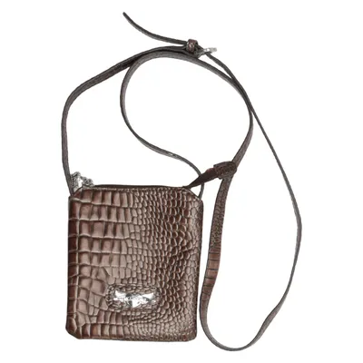 Shoulder-bag (Brown) from Kathy Van Zeeland Polyester, Polyurethane