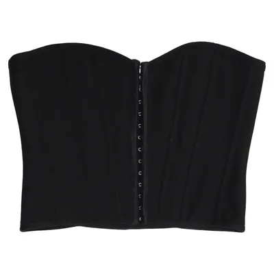 Corset (Black) from PrettyLittleThing Elastane, Polyester
