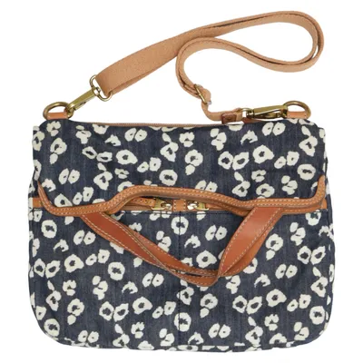 Shoulder-bag (Blue, White, Brown) from Fossil